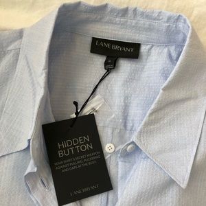 NWT Lane Bryant Sleeveless Seersucker style top